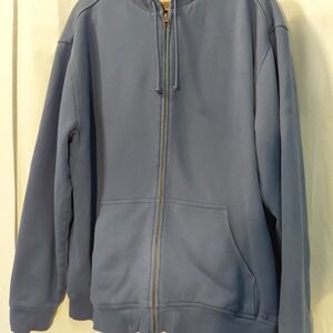 90s LL. Bean Katahdin Iron Works Zip Up Hoodie Fleece Lined Mens L Tall 285370